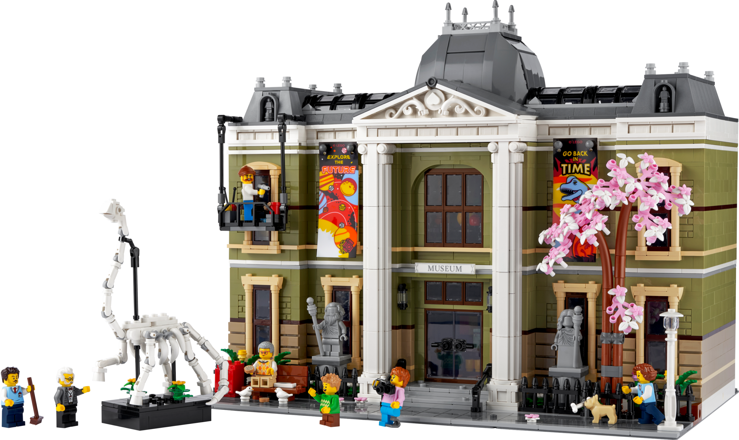 Natural History Museum: de hoek die de straat tot blok maakt