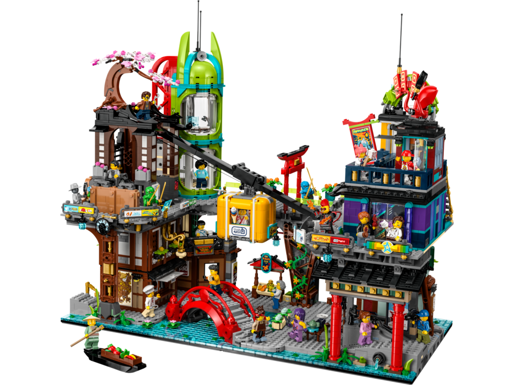 Ninjago City gebouw voor gebouw: verticaal in plaats van straatniveau