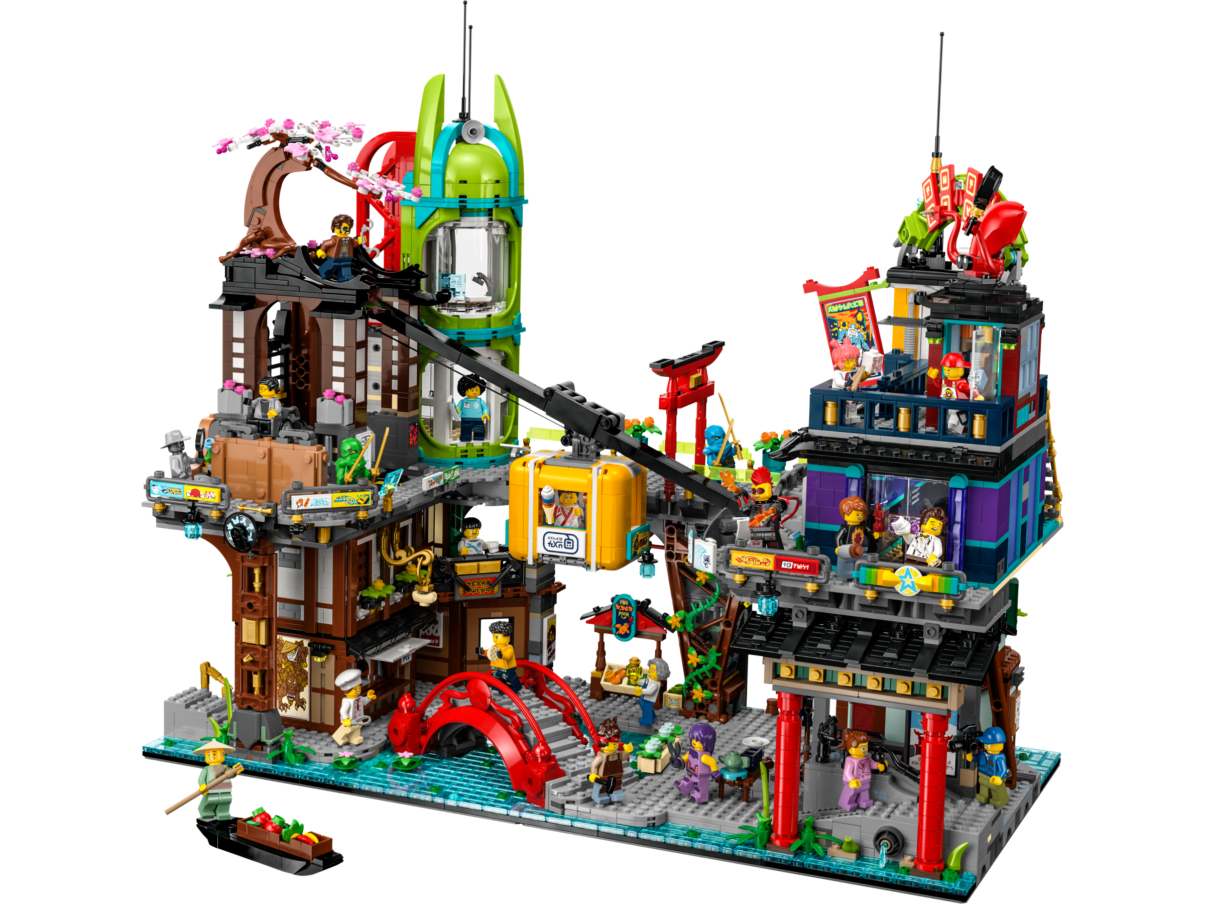 Ninjago City gebouw voor gebouw: verticaal in plaats van straatniveau