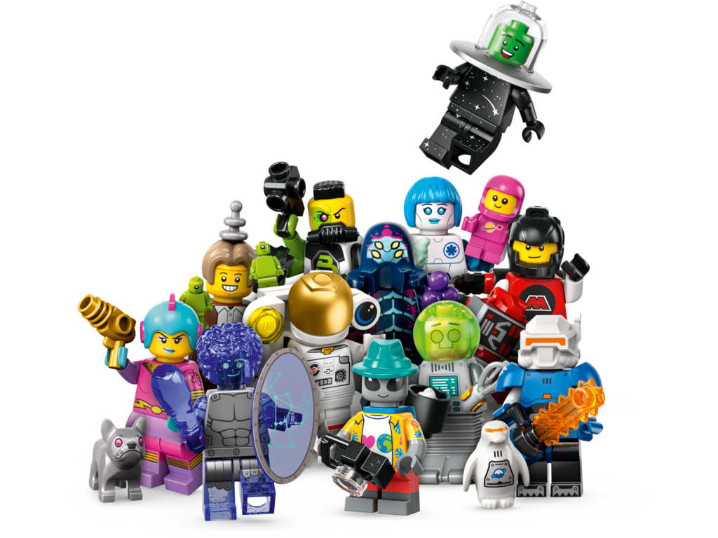 Verzamelminifiguren openmaken: doos, zak of complete serie