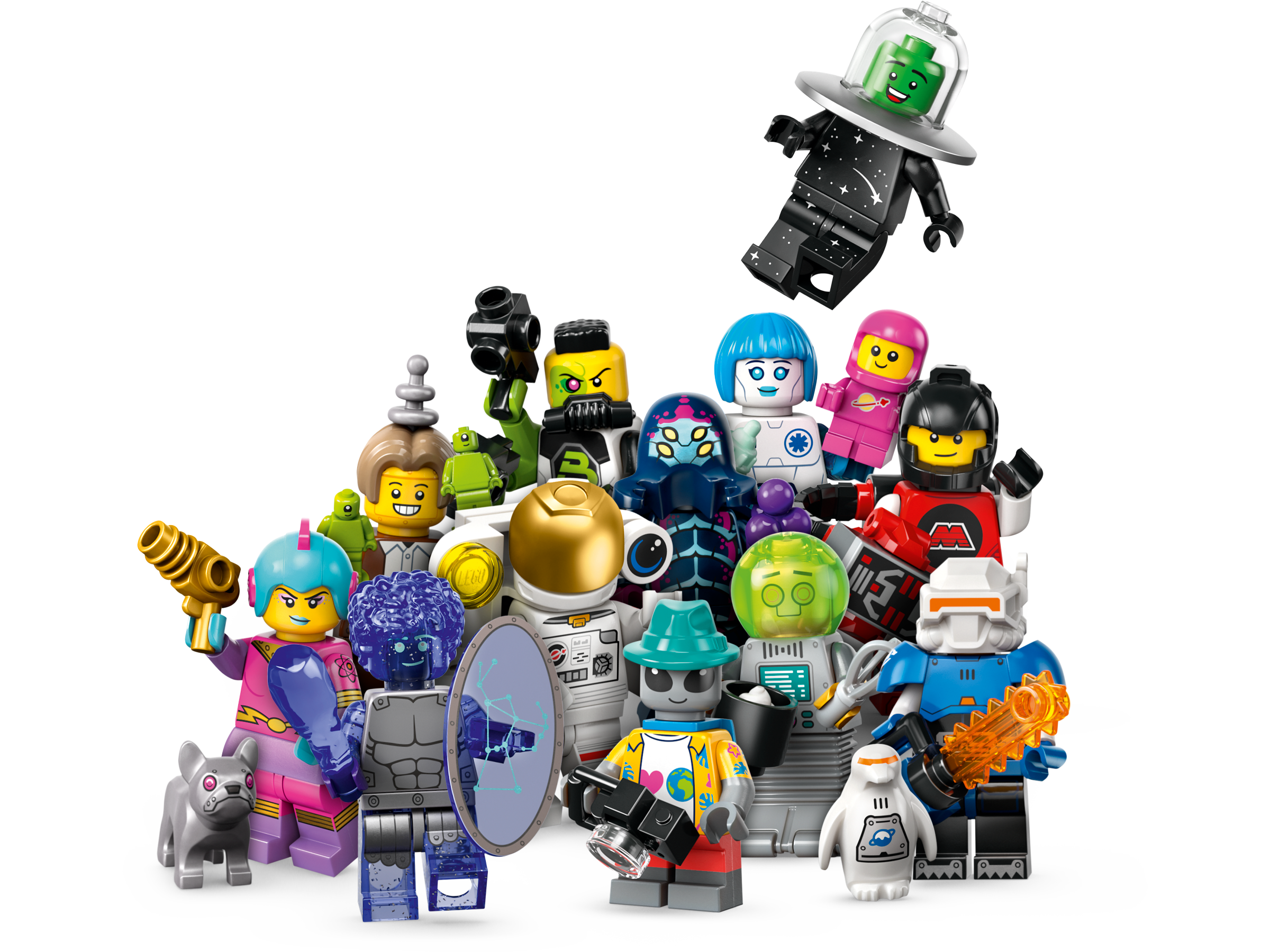 Verzamelminifiguren openmaken: doos, zak of complete serie